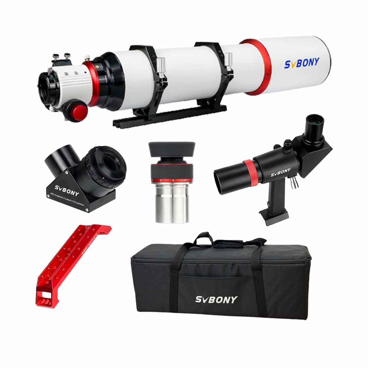 SV550 122 Triplet APO Telescope Set For Astronomical Visual Observation
