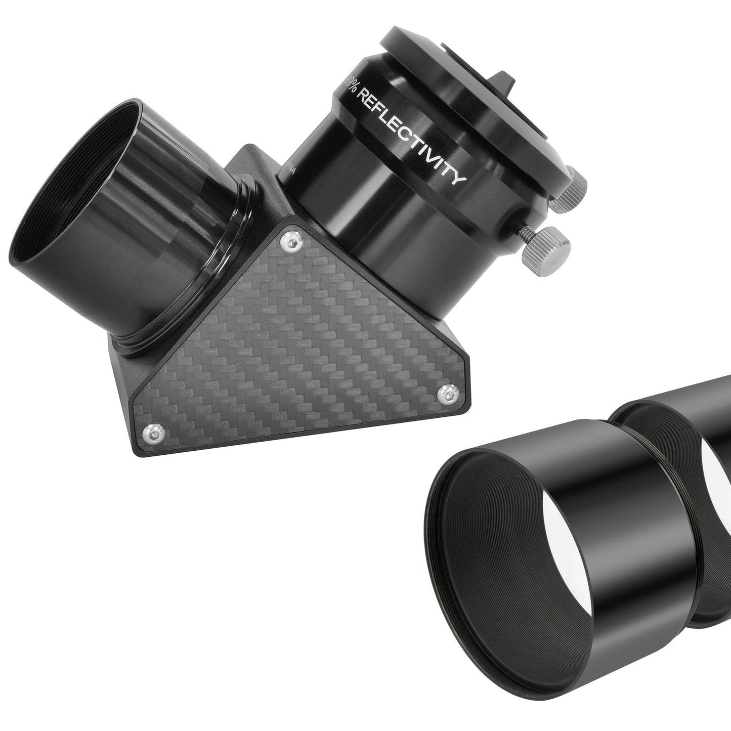 Explore Scientific ED80-FCD100 Air-Spaced Triplet Refractor Telescope with iEXOS-100-2 PMC-Eight Equatorial Tracker System and Field Flattener FCD100-0806-FF-IEXOS100