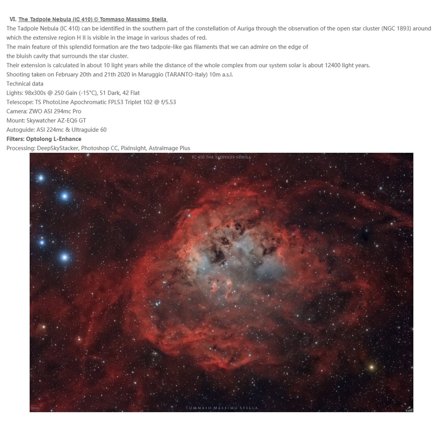 Explore Scientific L-eNhance Dual Narrowband Filter 2" | Telescope Wolves