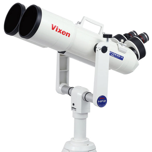 Vixen HF2‑BT126SS‑A ES38068‑SO – 126 mm Binocular-Style Refractor Telescope Kit with HF2 Fork Mount & Tripod