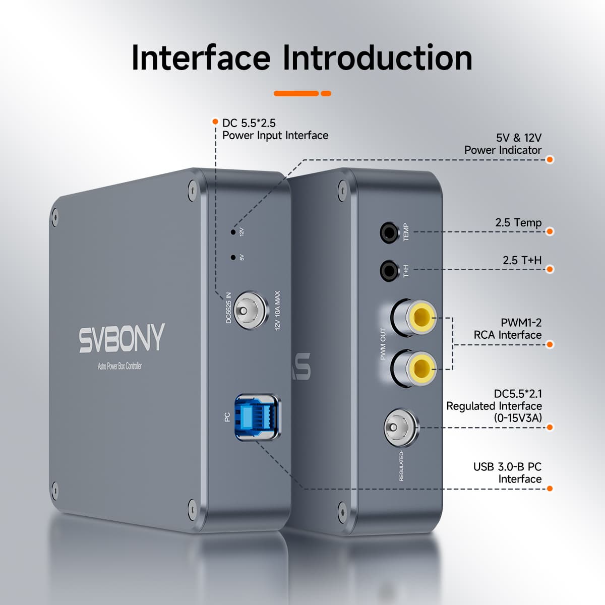 Astro Power Controller for Astrophotography, Plug and Play, SV241 Pro SVBONY