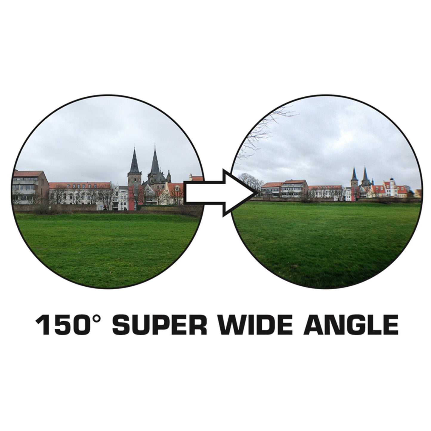 Clip-On 150° Super Wide-Angle Smartphone Lens