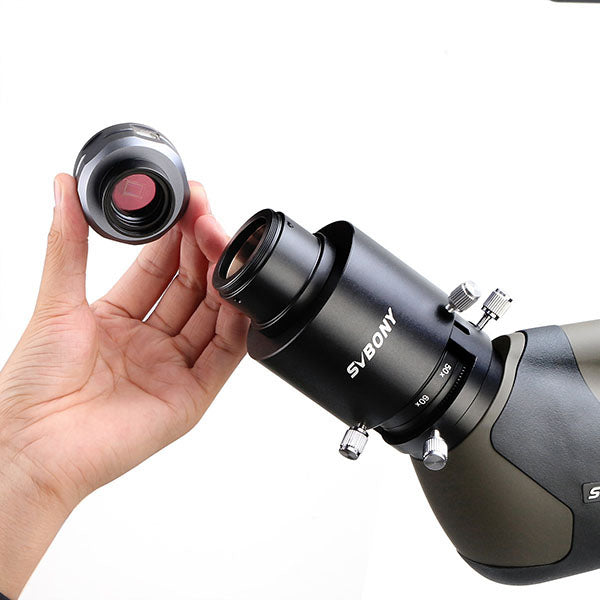 SV46 20-60x80 Spotting Scope with SV105C Camera for Bird Watching and Hunting