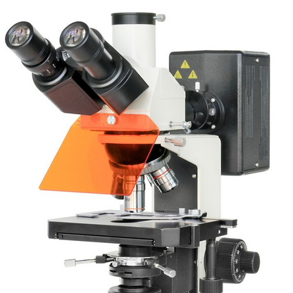 Bresser Science ADL 601 F Fluorescence Microscope 40x–1000x — Research-Grade Scope for Fluorescence and Transmitted Light Studies