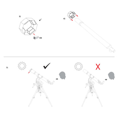 Explore Scientific Sun Catcher Variable Large Aperture Solar Filter | Telescope Wolves