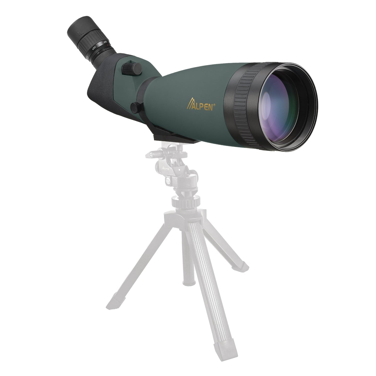 Alpen Shasta Ridge 25-75x100 Waterproof Spotting Scope 798 | Telescope Wolves