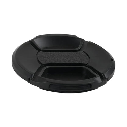 Close up view of the SVBONY MK90 Maksutov-Cassegrain telescope F9382B front dust cap lid showing quality construction and branding for beginner planetary viewers — Telescope Wolves