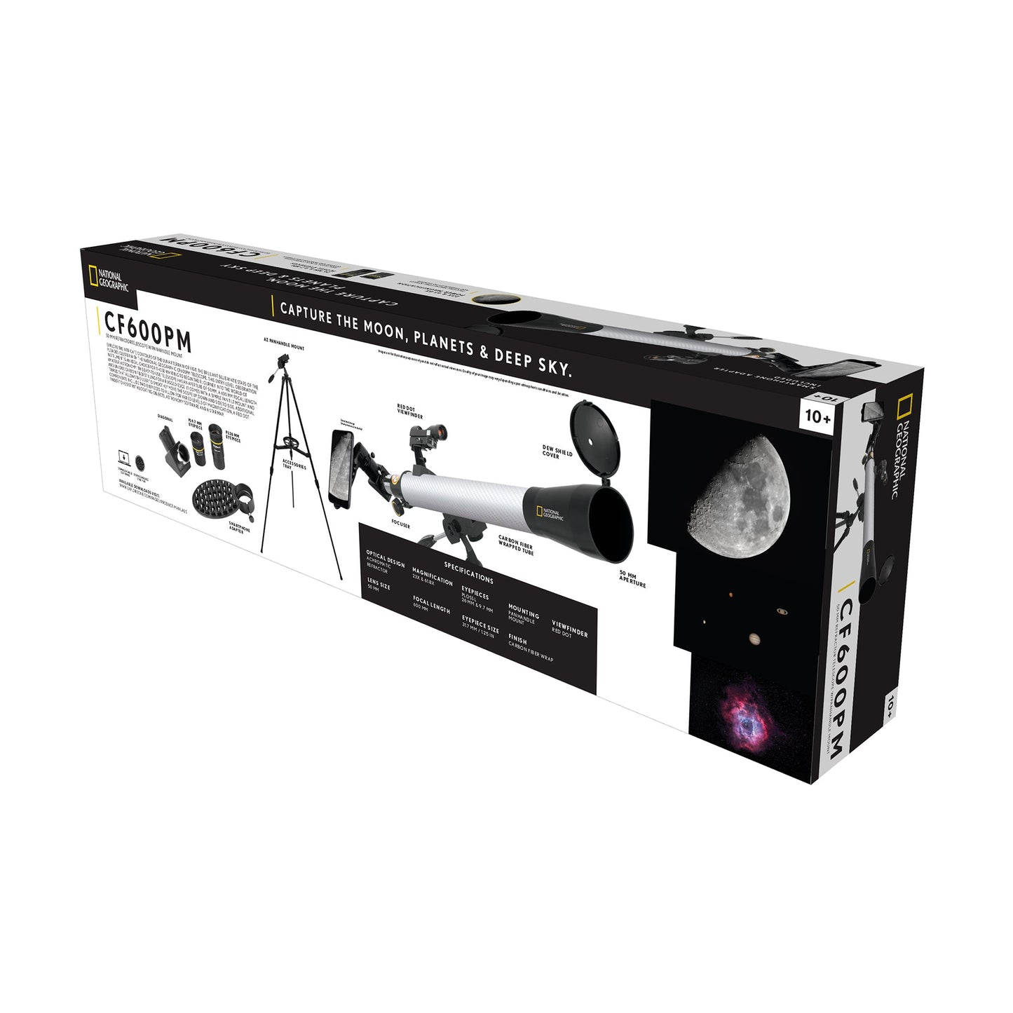 National Geographic 50mm Refractor Telescope — Beginner-Friendly Starter Telescope Kit | Telescope Wolves