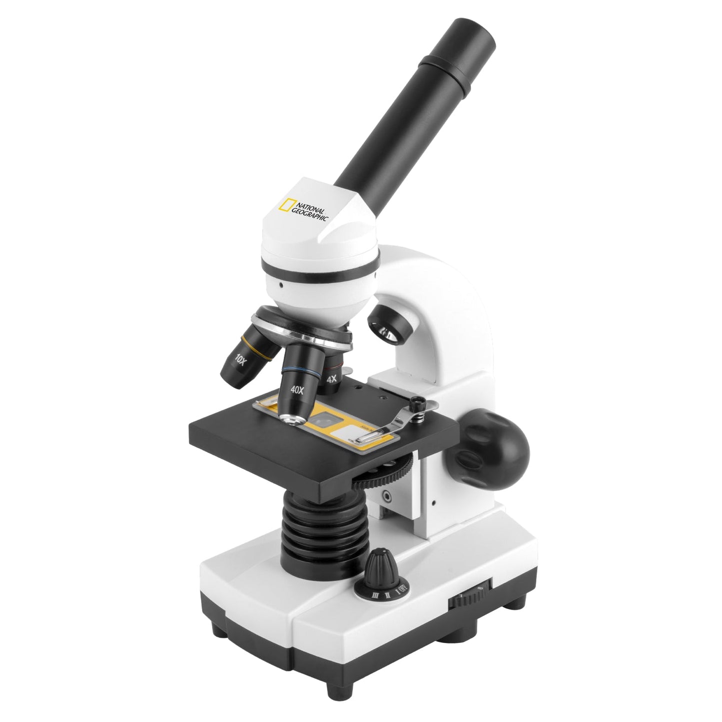 National Geographic 40x-640x Microscope — Beginner Microscope with Smartphone Adapter | Telescope Wolves