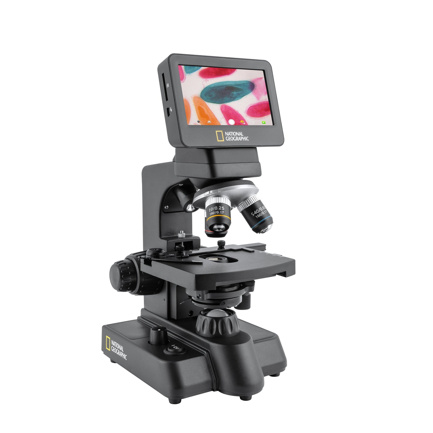 Explore Scientific 21x-840x Digital Microscope with 4.3-inch LCD Touchscreen and Integrated Camera 80-10302