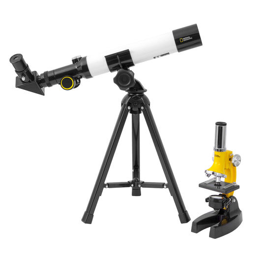 Explore Scientific 40mm Telescope and 900x Microscope Set 80-20104