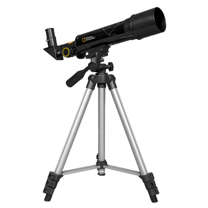 National Geographic 50mm Telescope & 640x Microscope Set with Hard Case 80-30124 – Beginner Astronomy & Science Kit