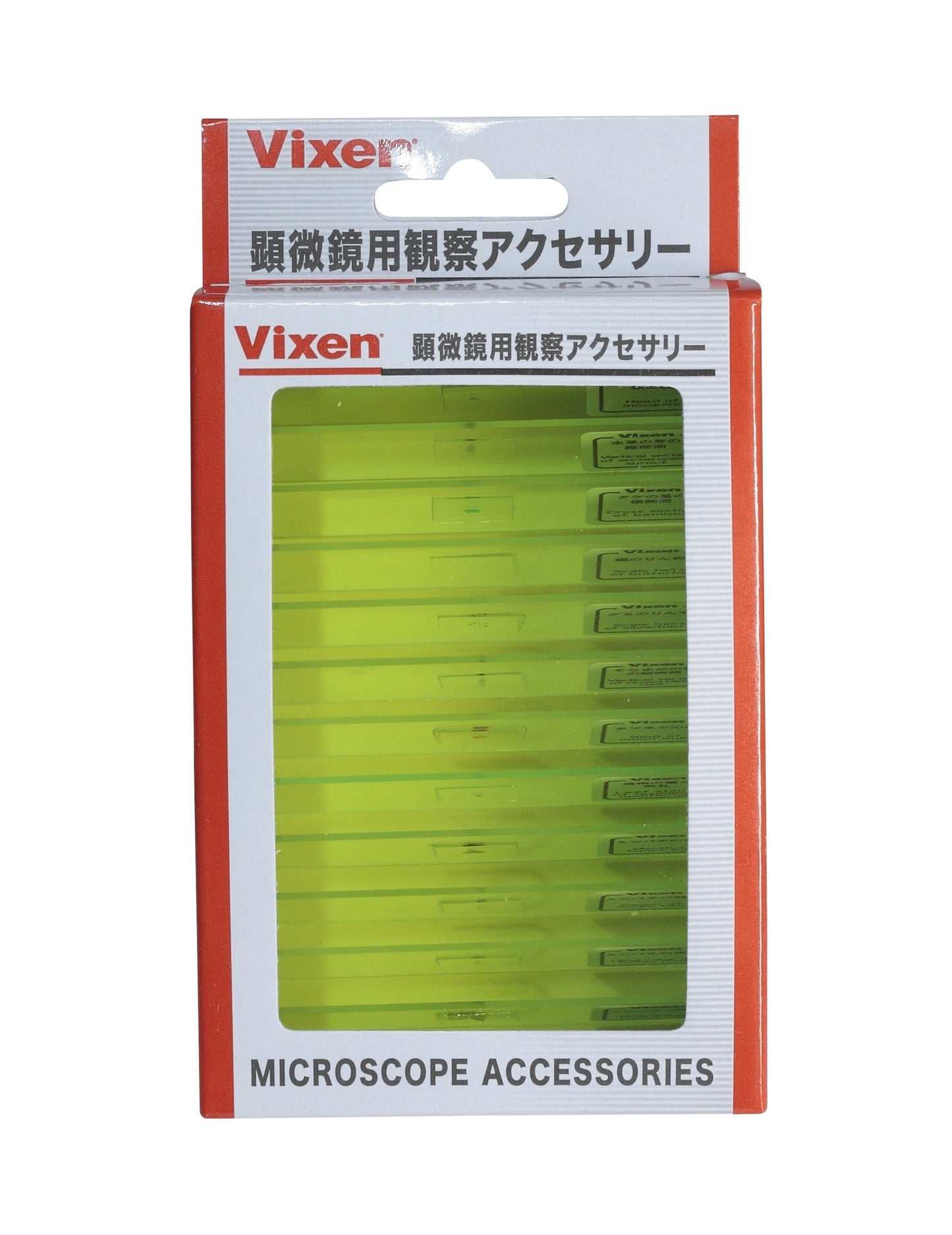 Vixen Prepared Slide Set – 24 Prepared Microscope Slides (ES‑24029)