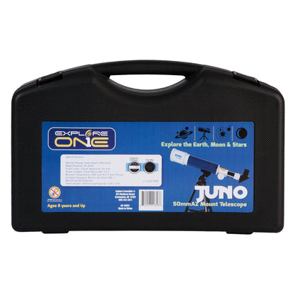 ExploreOne Juno 50mm Refractor — Beginner Telescope for Kids and New Stargazers | Telescope Wolves