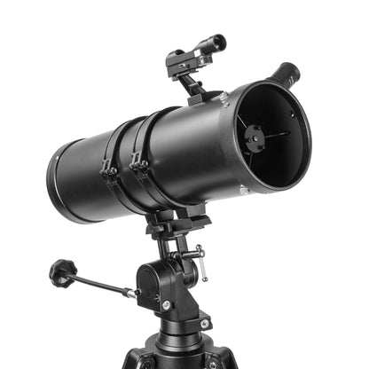 Explore One Aurora II Flat Black 114mm Slow Motion AZ Mount Telescope 88-20114– Beginner & Backyard Astronomy