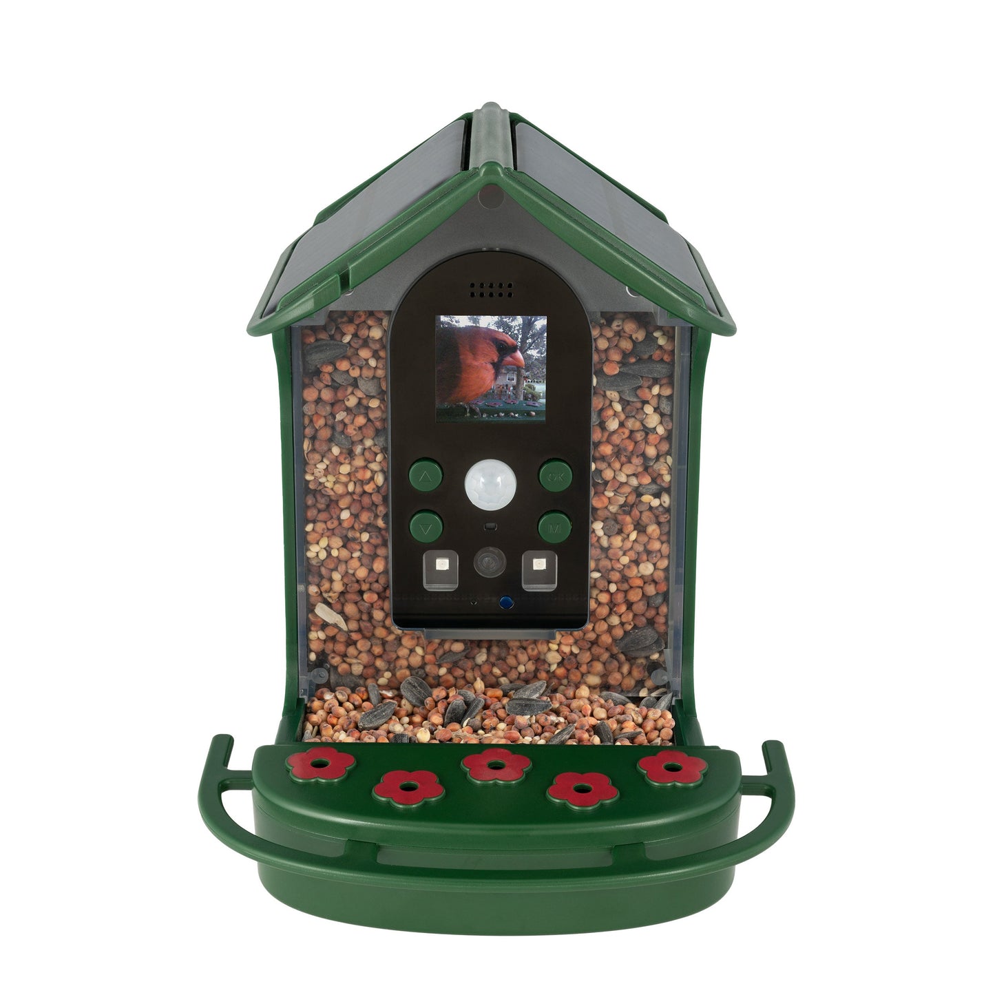 Explore Scientific Wild Bird Feeder Wi-Fi Camera 88-40004 - 4K Bird Watching Camera with Solar Power