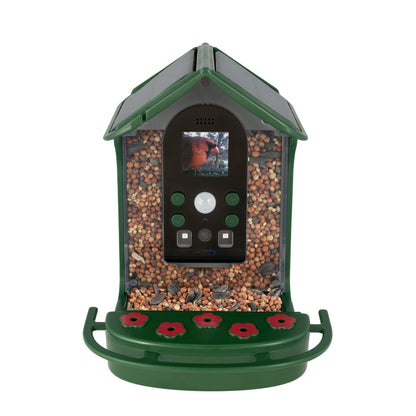 Explore Scientific Wild Bird Feeder Wi-Fi Camera 88-40004 - 4K Bird Watching Camera with Solar Power