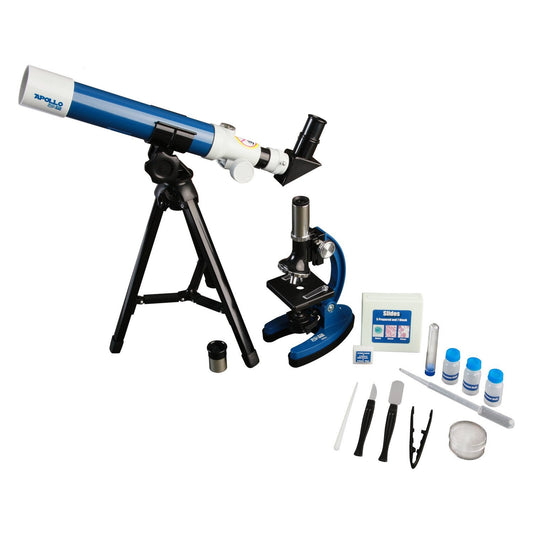 Explore One Apollo Microscope & Telescope Set 88-41101 - Kids Science Discovery Kit