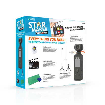 Explore One Star Maker Video Kit 88-83017 – 1080P HD Pocket Camera with Filming Accessories
