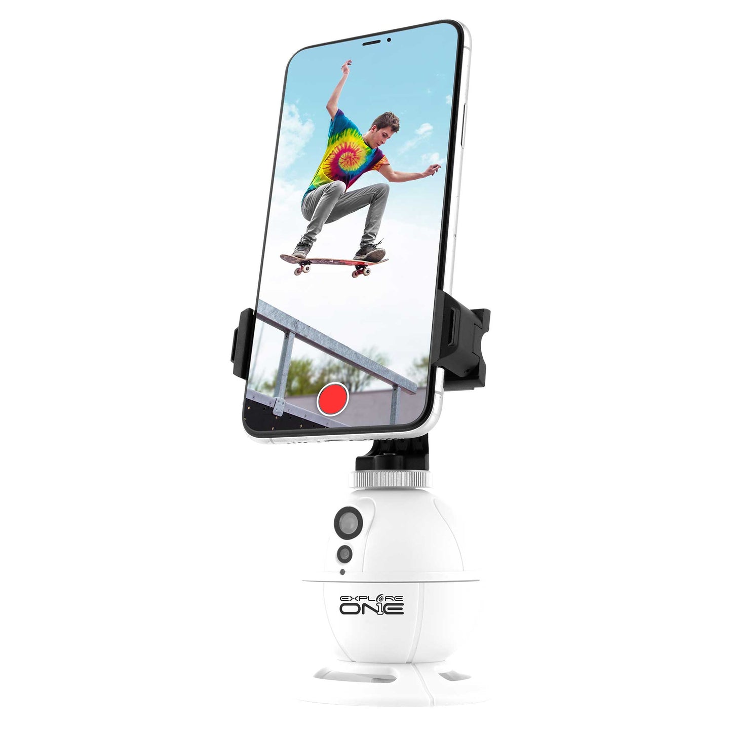 Explore One Media Pod 88‑83030 – 360° Auto‑Tracking Mount with Built-In Camera