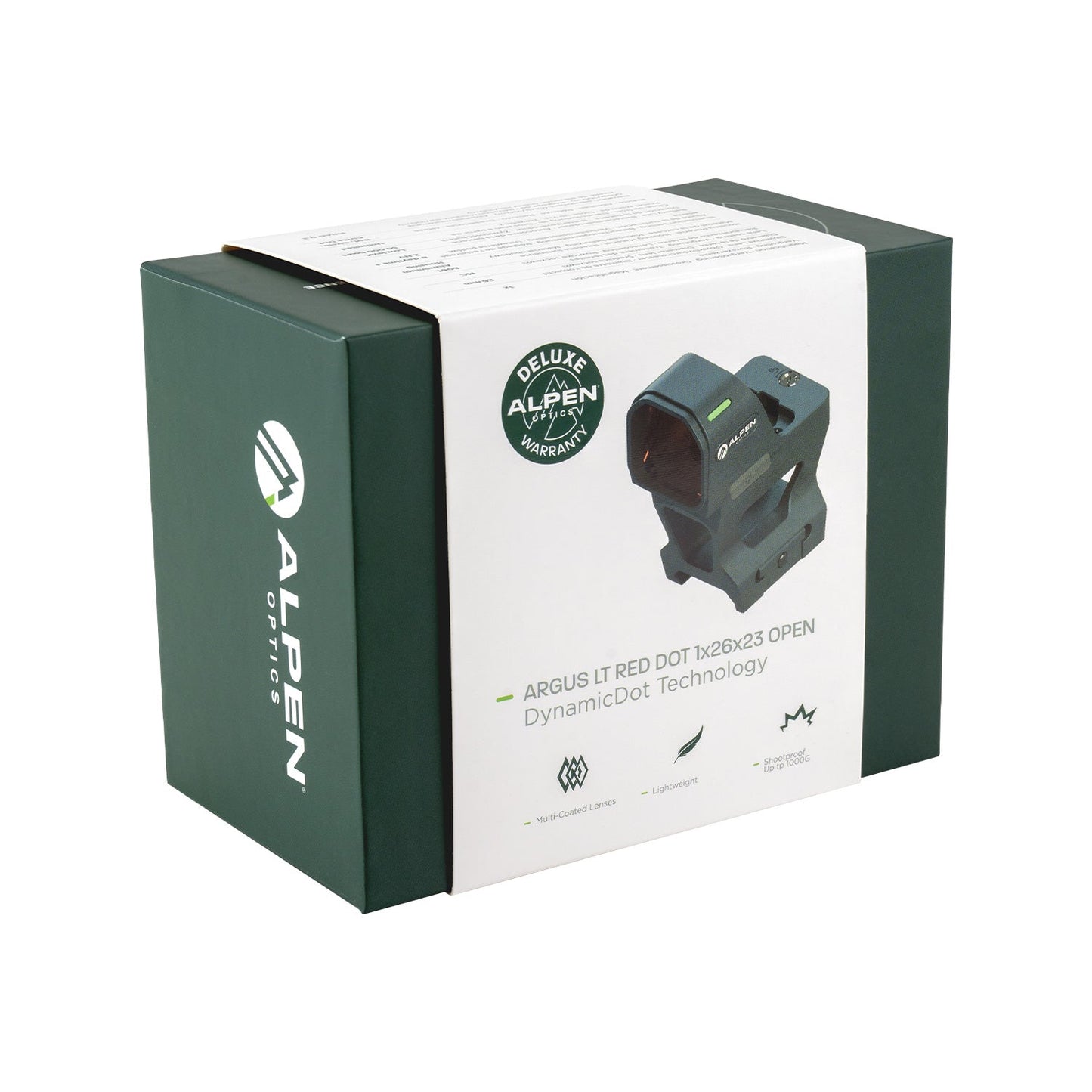 Alpen Argus LT Open Red Dot Sight 1x26x23 2623