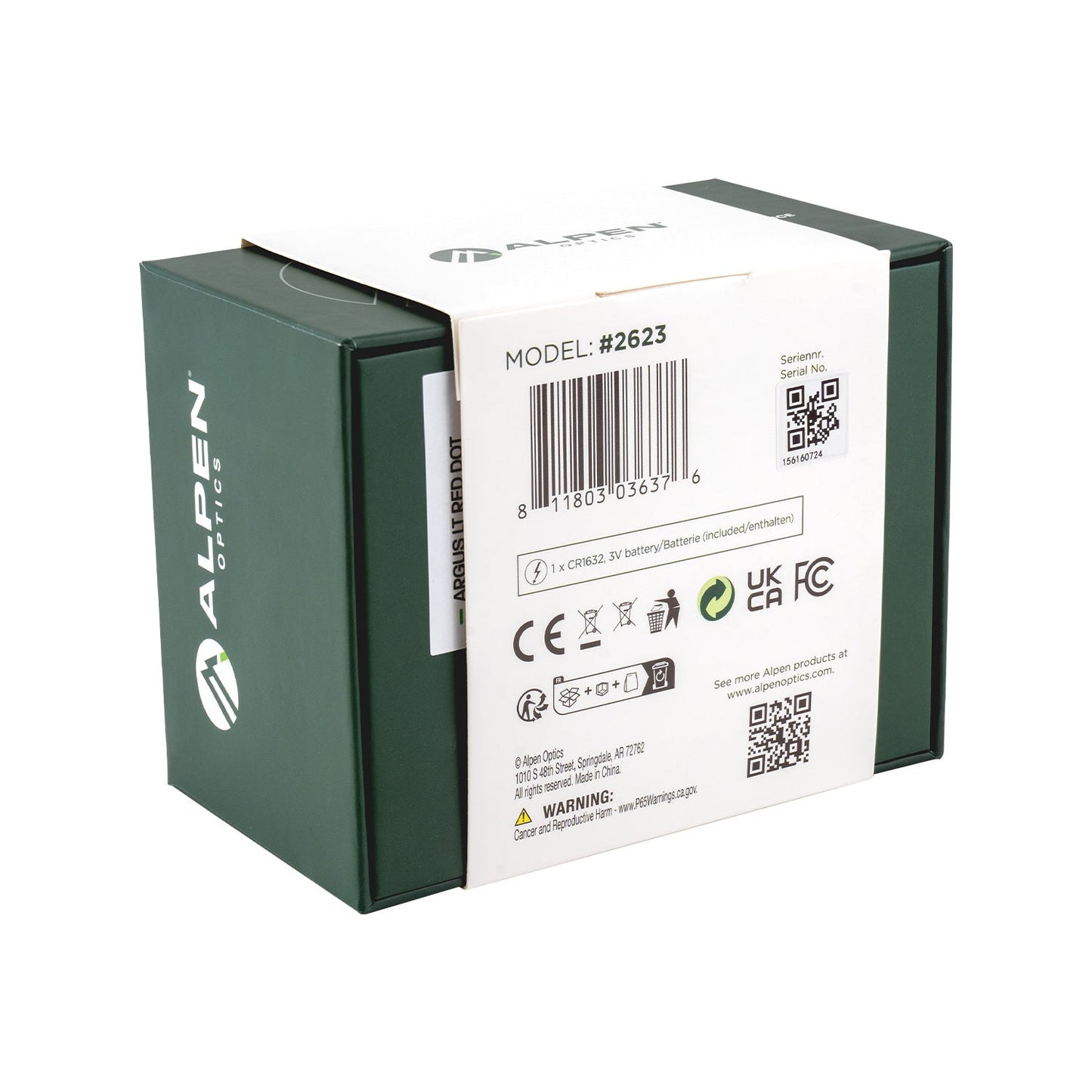 Argus LT Red Dot Sight 1x26x23 open