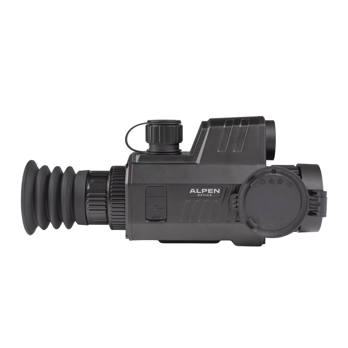 Alpen Apex LRF 35mm Thermal Scope mounted on rifle