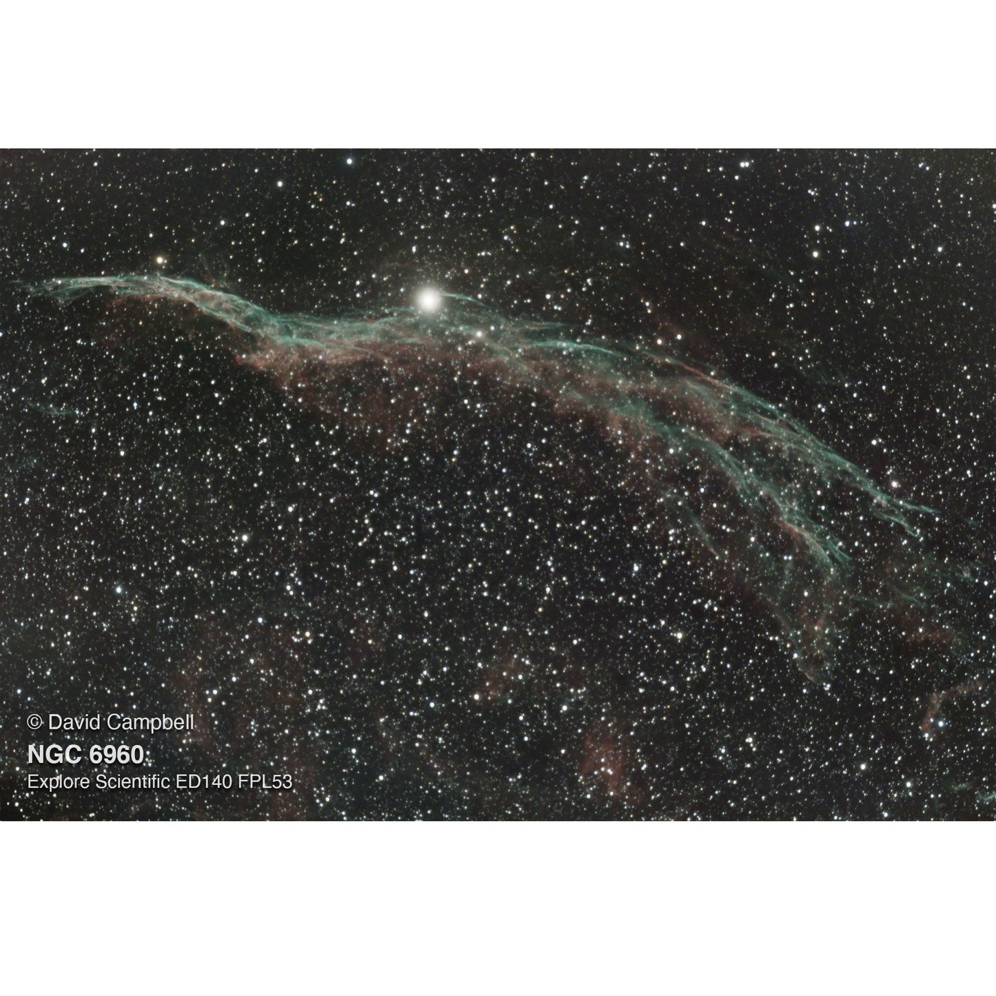 Explore Scientific ED140 FPL53 140mm f/6.5 Air-Spaced Triplet ED APO Refractor Telescope in Carbon Fiber with 3" HEX Focuser FPL53-140CF-01