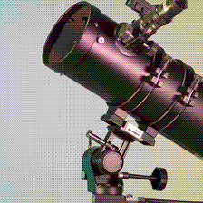 Aurora II Flat Black 114mm Slow Motion AZ Mount Telescope