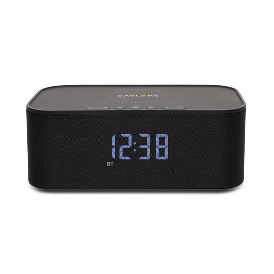 Explore Scientific Clock with BT Speaker and Wireless Charger BCC1001