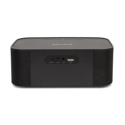 Explore Scientific Clock with BT Speaker and Wireless Charger BCC1001