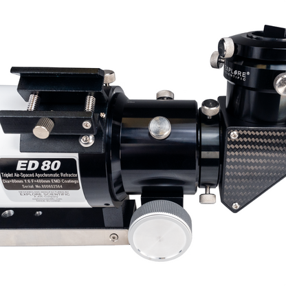Explore Scientific ED80 f/6 APO Triplet with 0.8× Reducer + iEXOS-100 PMC-Eight Mount & Dual Counterweights (ES-ED-0806-FR0.8x-IEXOS100)