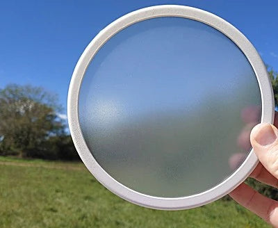 DayStar FlatCap FC140 solar telescope filter for beginners – white light flat field cap fits 130-139mm tubes for safe solar observation and imaging