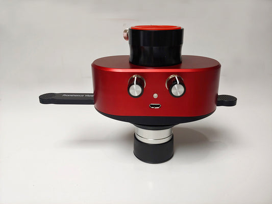 DayStar QUARK Gemini Combo H-Alpha solar filter for beginner astronomers showing chromosphere and prominence viewing features, model DSZGC