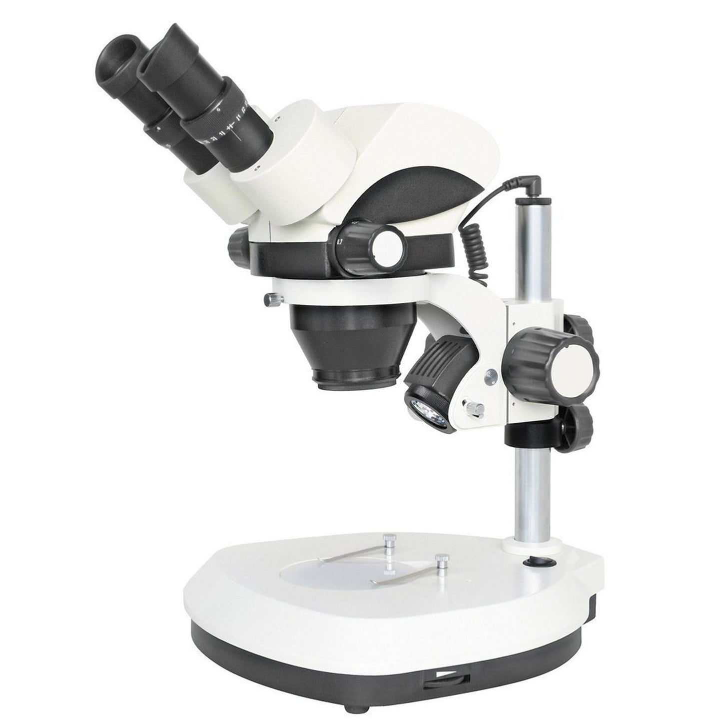 Bresser Science ETD 101 Stereo Microscope 7x–45x — Versatile Zoom Stereo Microscope with Two Built-In Light Sources
