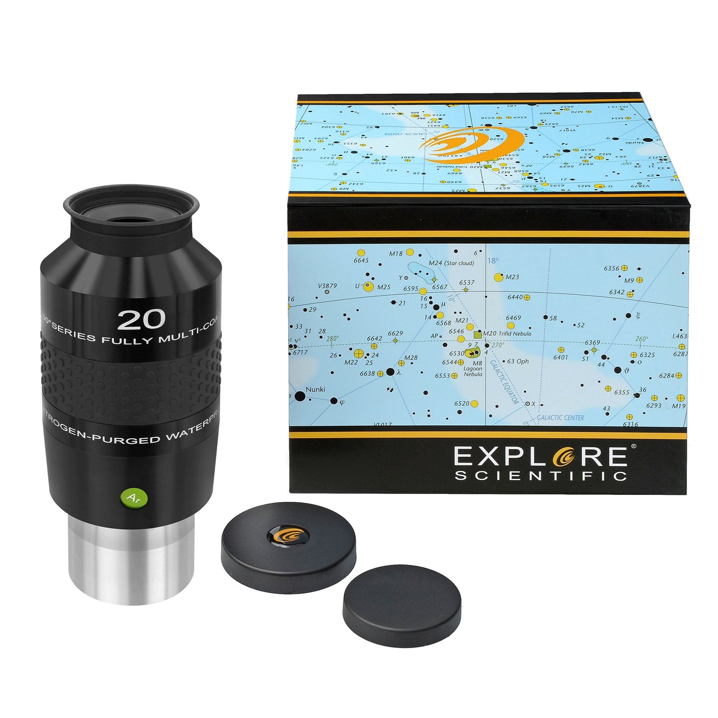 Explore Scientific 100° 20mm Waterproof Eyepiece EPWP10020-01