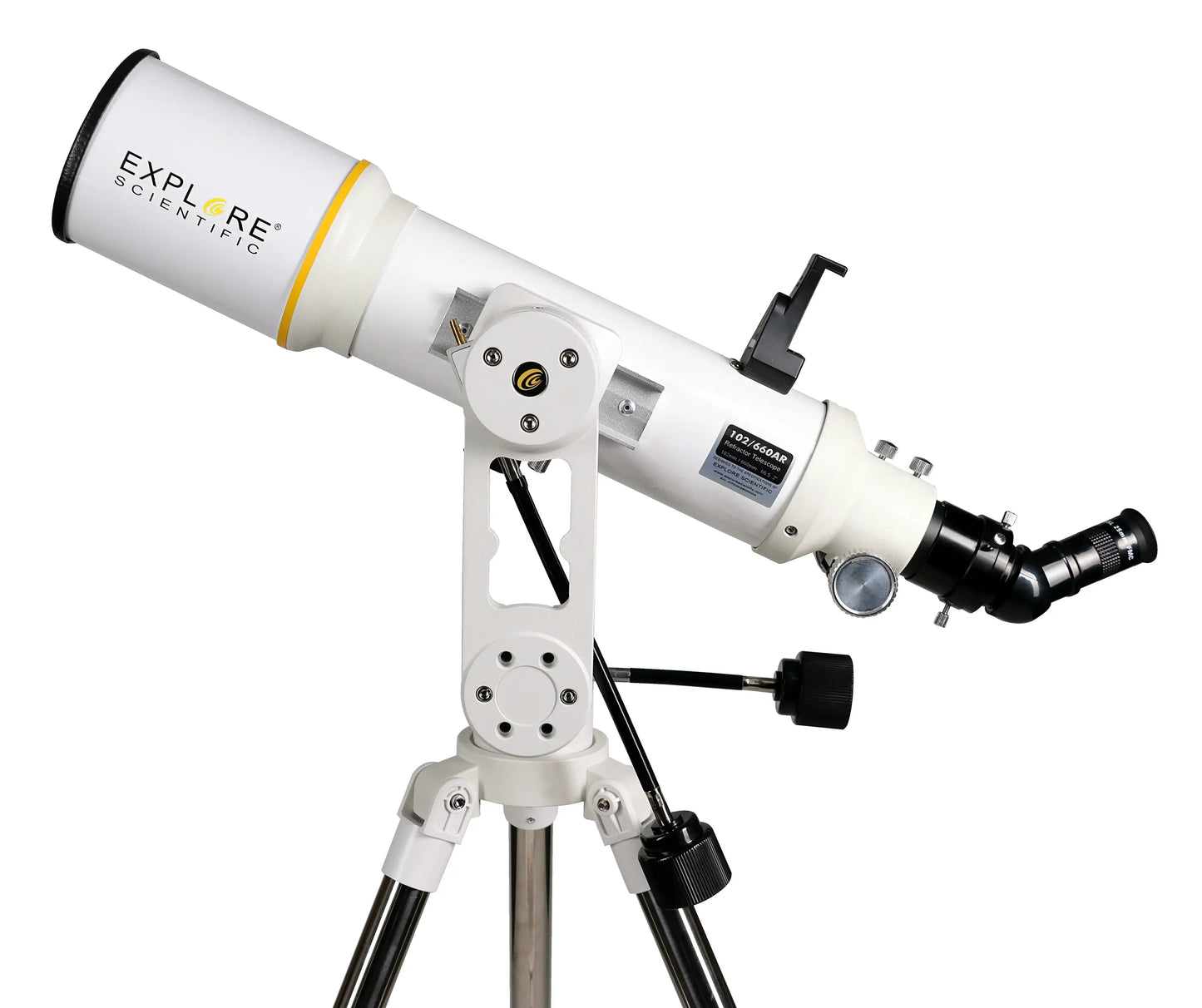 Explore Scientific Sidara Pro 102mm Refractor Telescope with GoTo SkyAssist Mount | Telescope Wolves