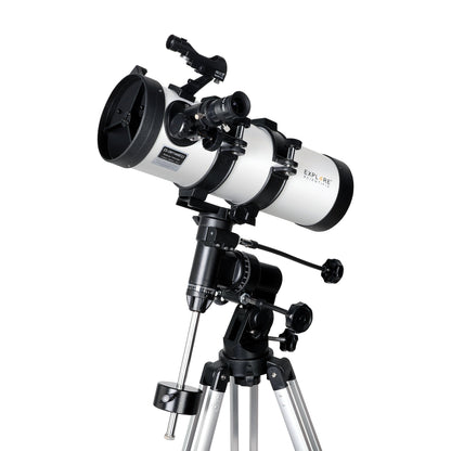 Explore Scientific 114mm (ES-ON11450) & 134mm (ES-ON13465) Newtonian Reflector Telescope – Equatorial Mount, Deep-Sky Imaging, Moon & Planet Observation