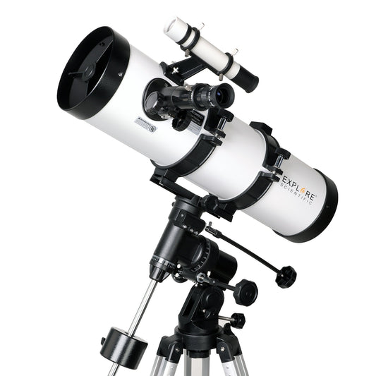 Explore Scientific 114mm (ES-ON11450) & 134mm (ES-ON13465) Newtonian Reflector Telescope – Equatorial Mount, Deep-Sky Imaging, Moon & Planet Observation