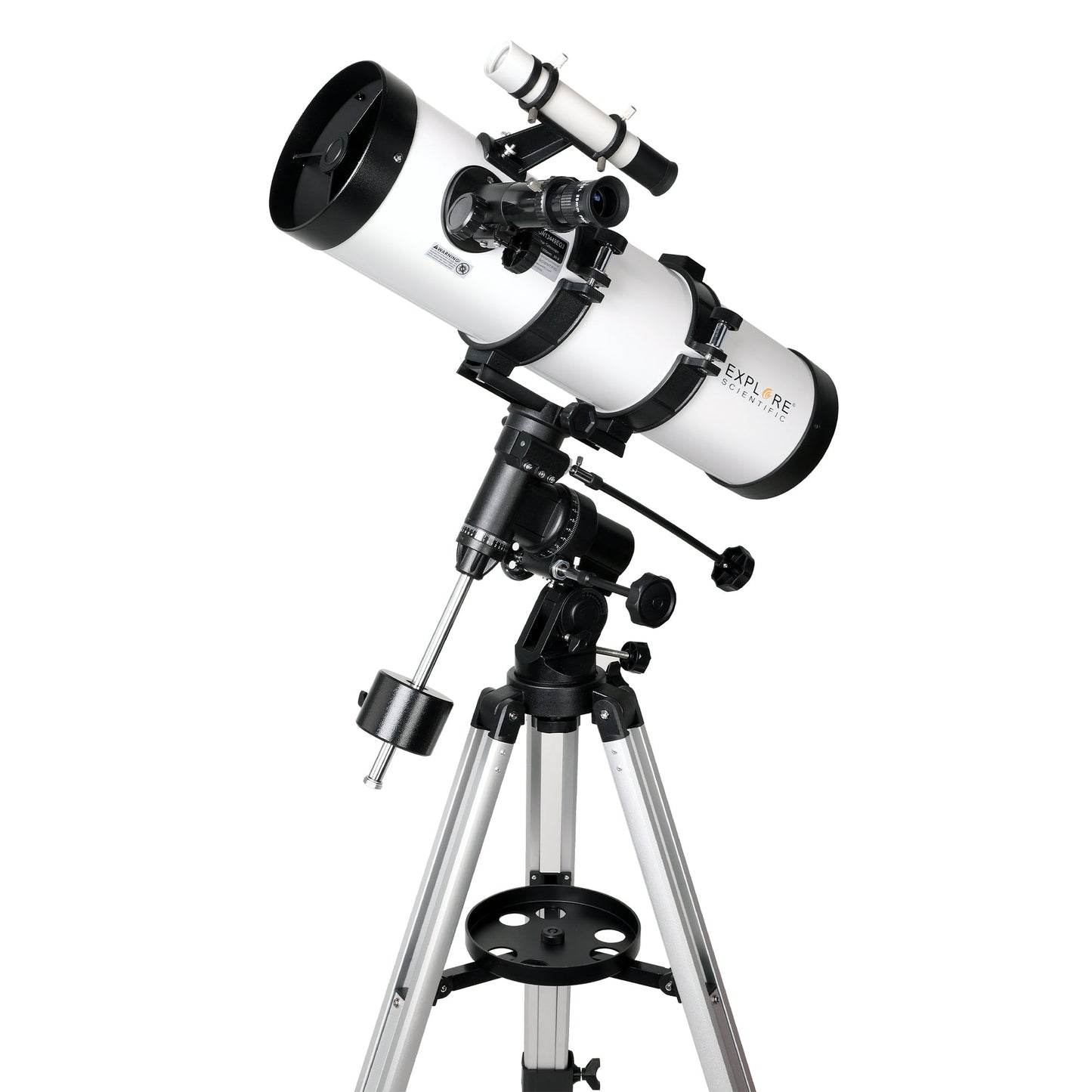 Explore Scientific 114mm (ES-ON11450) & 134mm (ES-ON13465) Newtonian Reflector Telescope – Equatorial Mount, Deep-Sky Imaging, Moon & Planet Observation