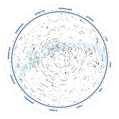 Explore Scientific Tirion Double‑Sided Planisphere 0‑60° North – ES‑TPS018