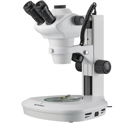 Bresser Science ETD-201 Professional Stereo Microscope 10x–45x — Trinocular Stereo Microscope for Lab and Research Use