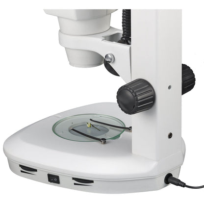 Bresser Science ETD-201 Professional Stereo Microscope 10x–45x — Trinocular Stereo Microscope for Lab and Research Use