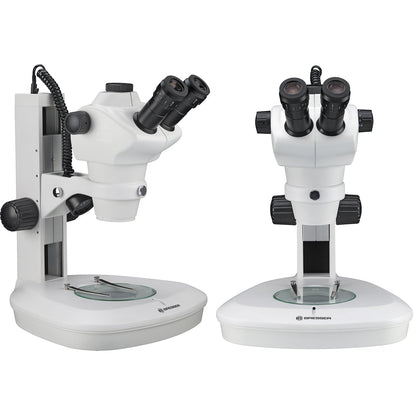 Bresser Science ETD-201 Professional Stereo Microscope 10x–45x — Trinocular Stereo Microscope for Lab and Research Use