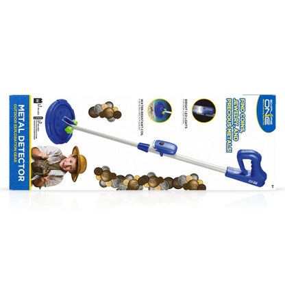 Explore One Metal Detector 88-20001-B2 - Kids Adjustable Metal Detector for Treasure Hunting