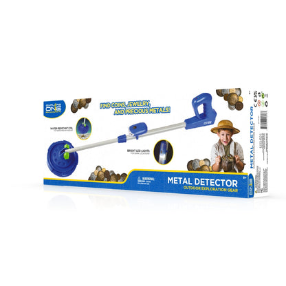 Explore One Metal Detector 88-20001-B2 - Kids Adjustable Metal Detector for Treasure Hunting