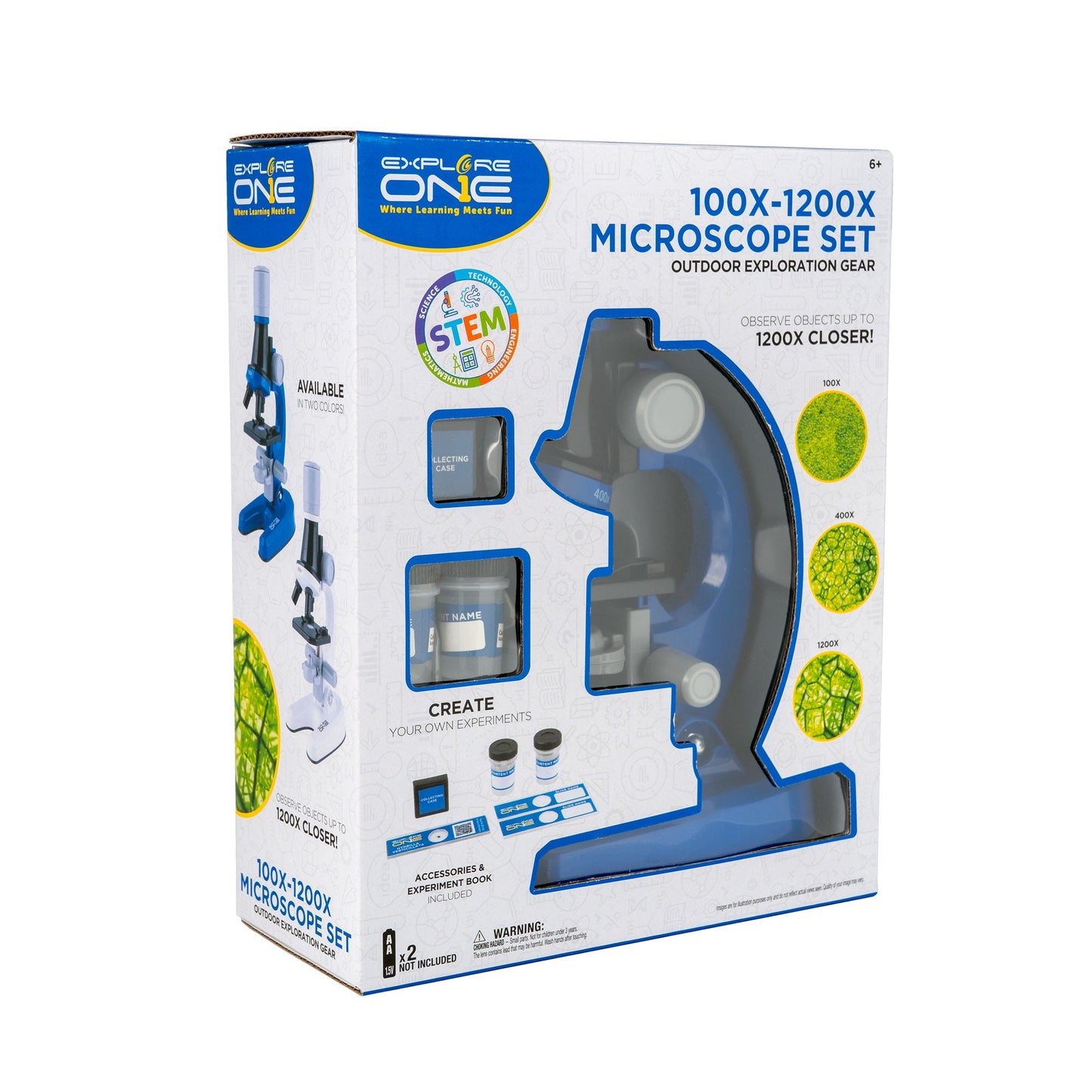 100x-1200x Microscope Set