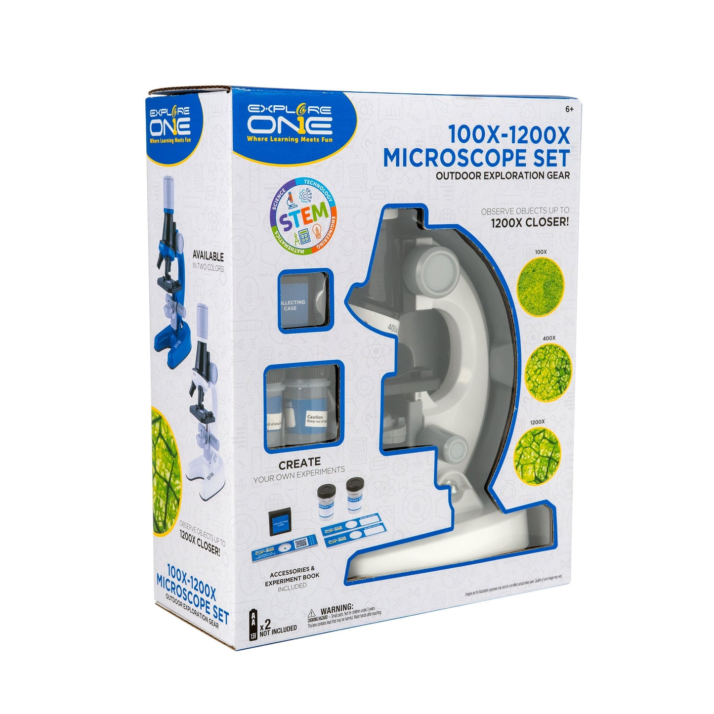 100x-1200x Microscope Set