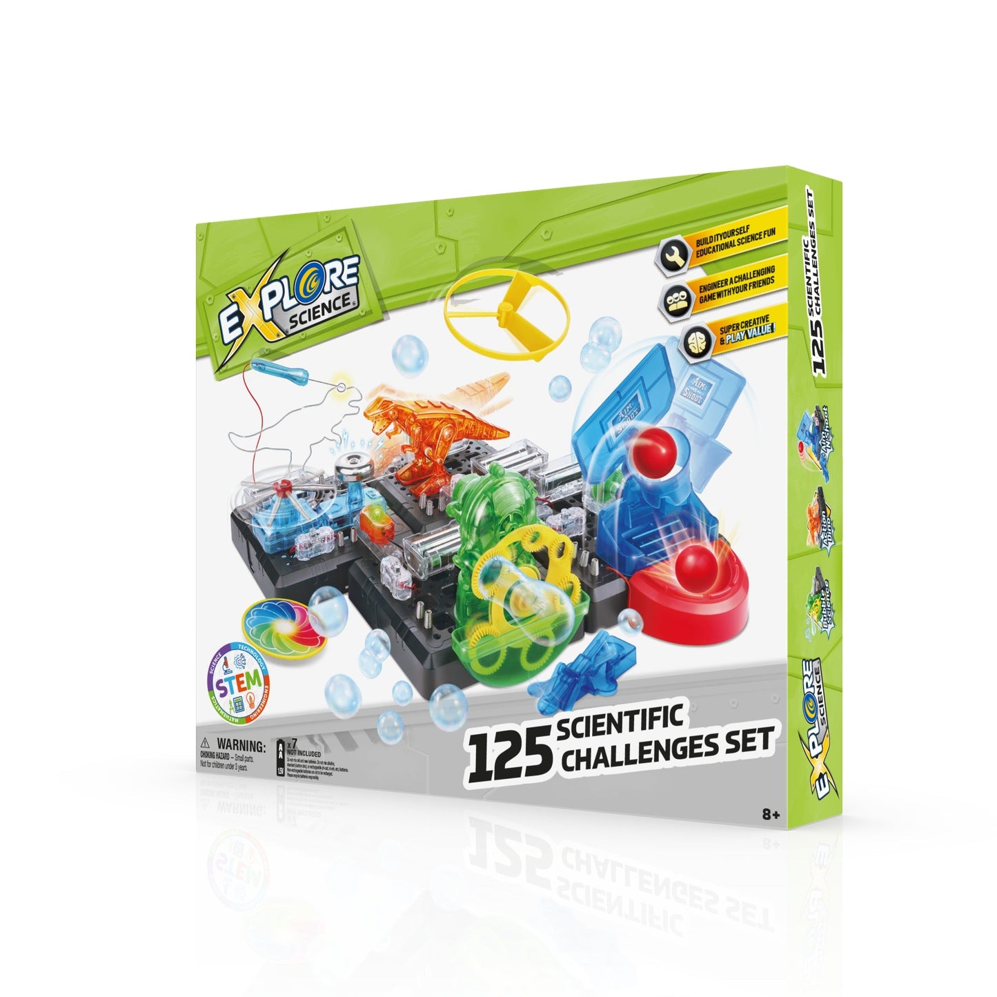 Explore Science 125 Scientific Challenges Set — Hands-On STEM Activities for Curious Kids and Science Learners