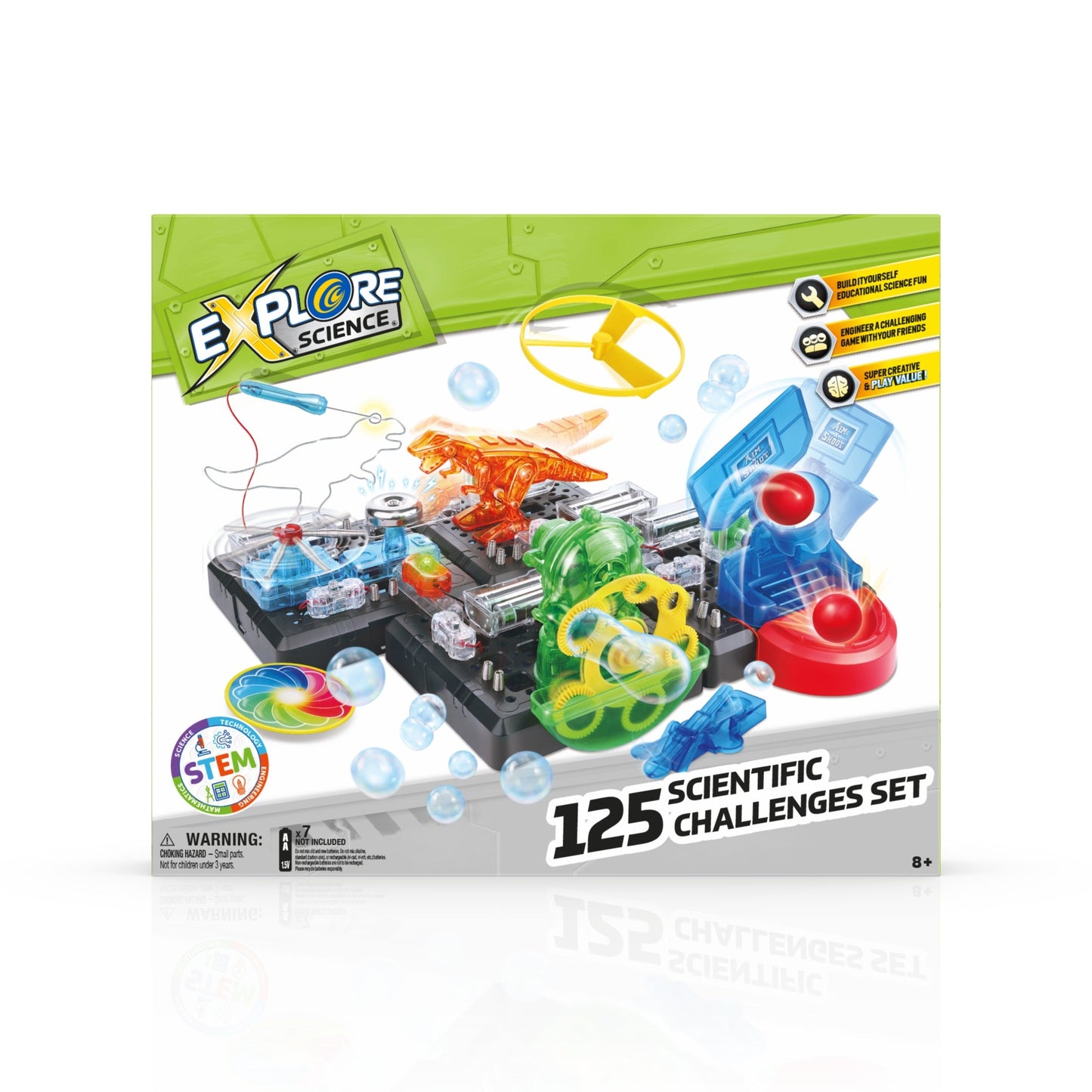 Explore Science 125 Scientific Challenges Set — Hands-On STEM Activities for Curious Kids and Science Learners